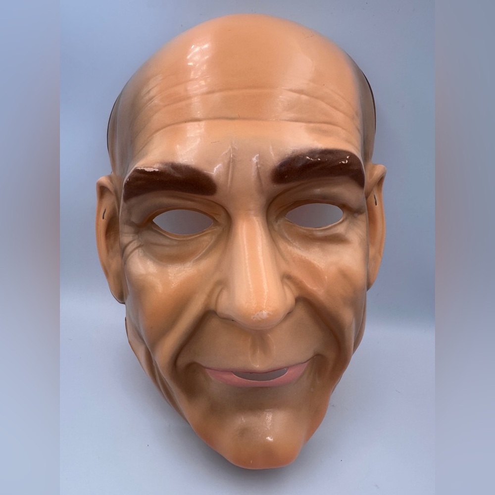 Vintage 1992 Star Trek Next Generation Halloween Face Mask  Collectible Costume